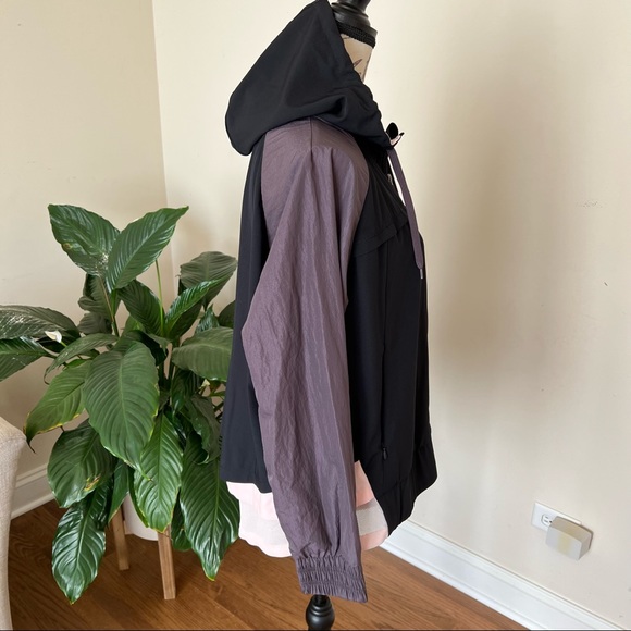 Fabletics Karen Layered Lightweight Jacket Coat Sz M - Picture 8 of 11